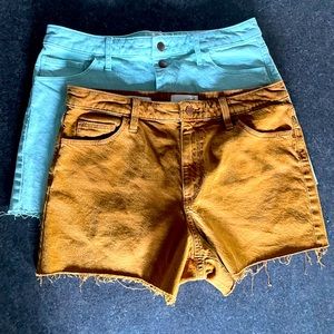 Universal threads bundle womens shorts coloured denim
